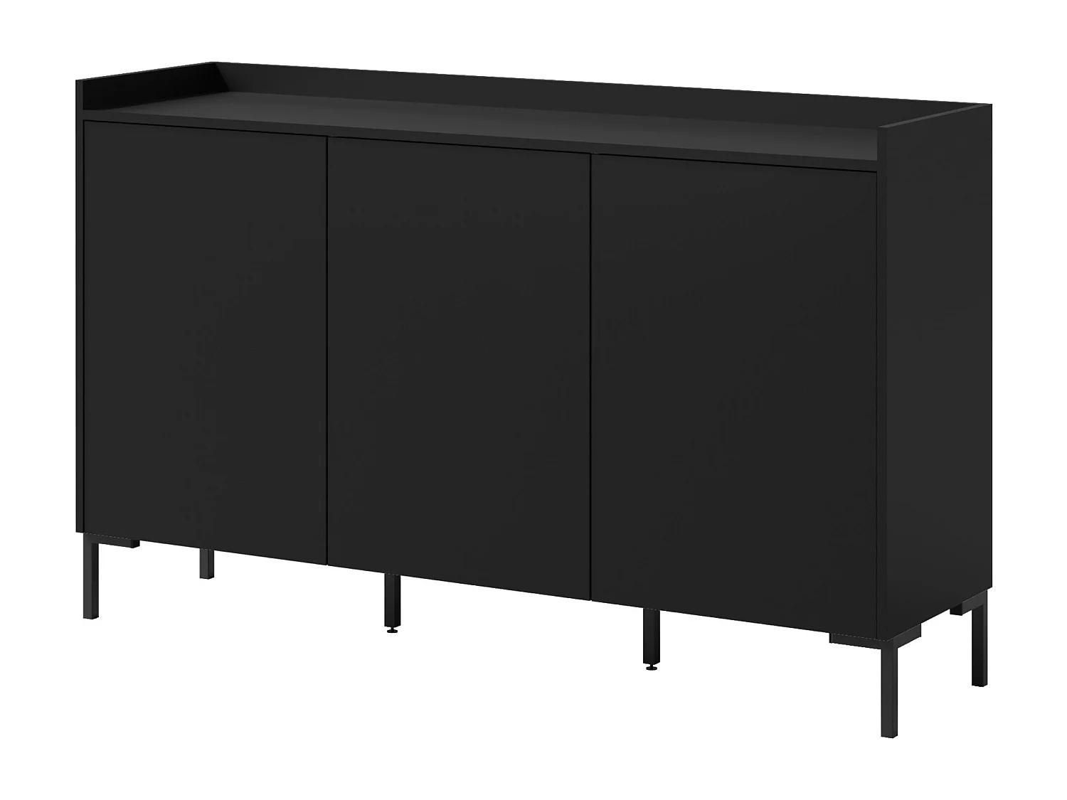 Komoda Liam 3D 150 Czarna 4900826 - obrazek 1