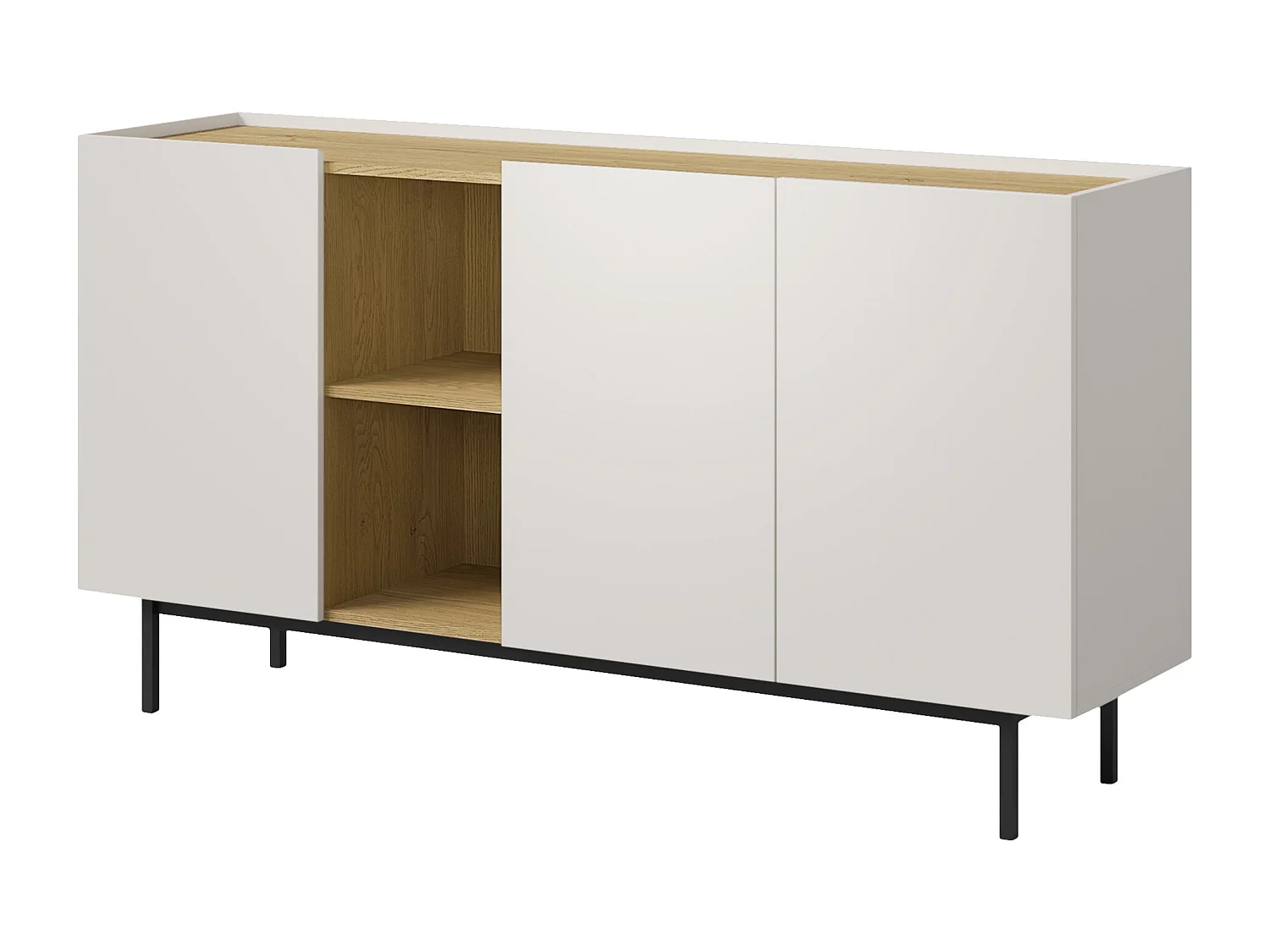 Komoda Noel 3D 165 Kaszmir / Dąb Cremona 4900939 - obrazek 1