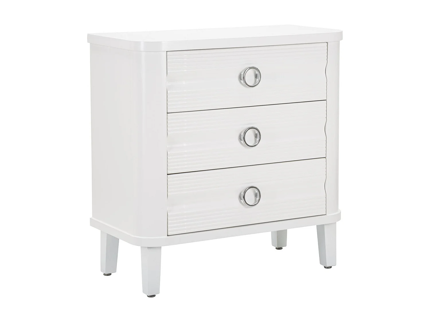 Komoda z Szufladami VKH7, Biały, 81x40x84 cm, Kendra Home 4904004 - obrazek 1