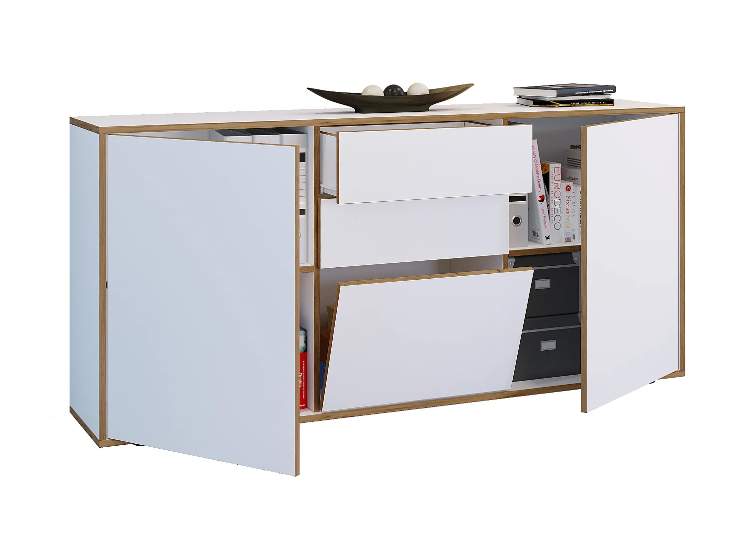 Komoda Sideboard Salia B. 160 szuflada 3736061 - obrazek 1