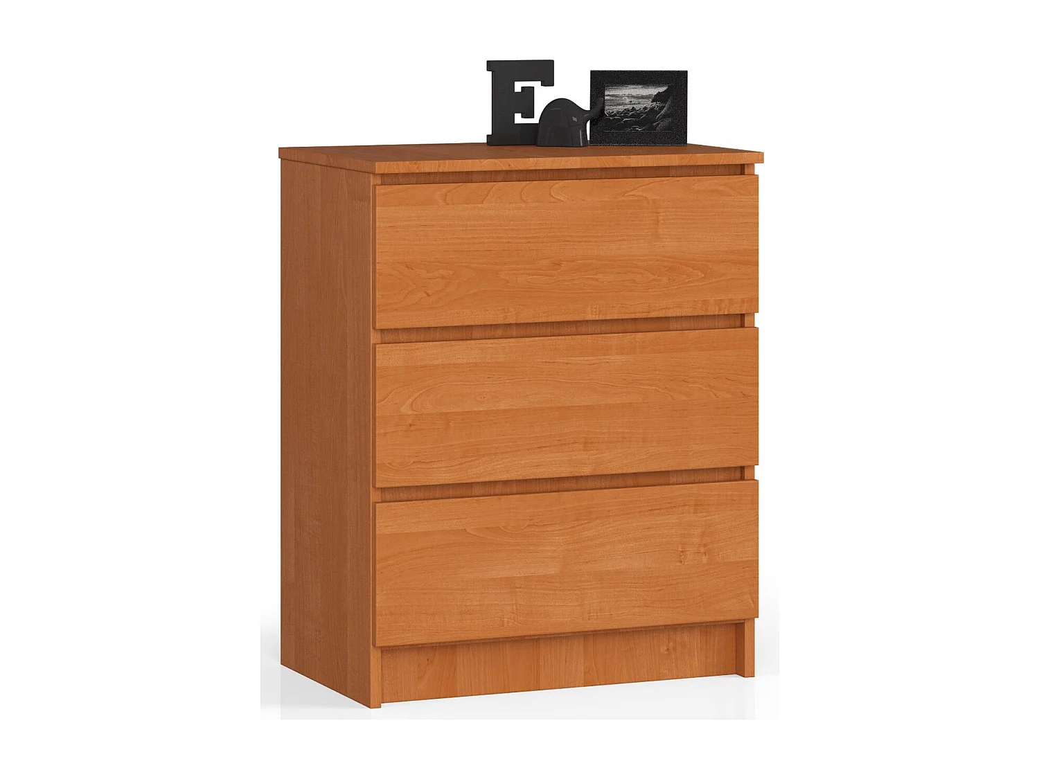Komoda AKORD K60 Olcha 60 cm 3 szuflady kolor Olcha mat 60x40x77 cm 1952283 - obrazek 1