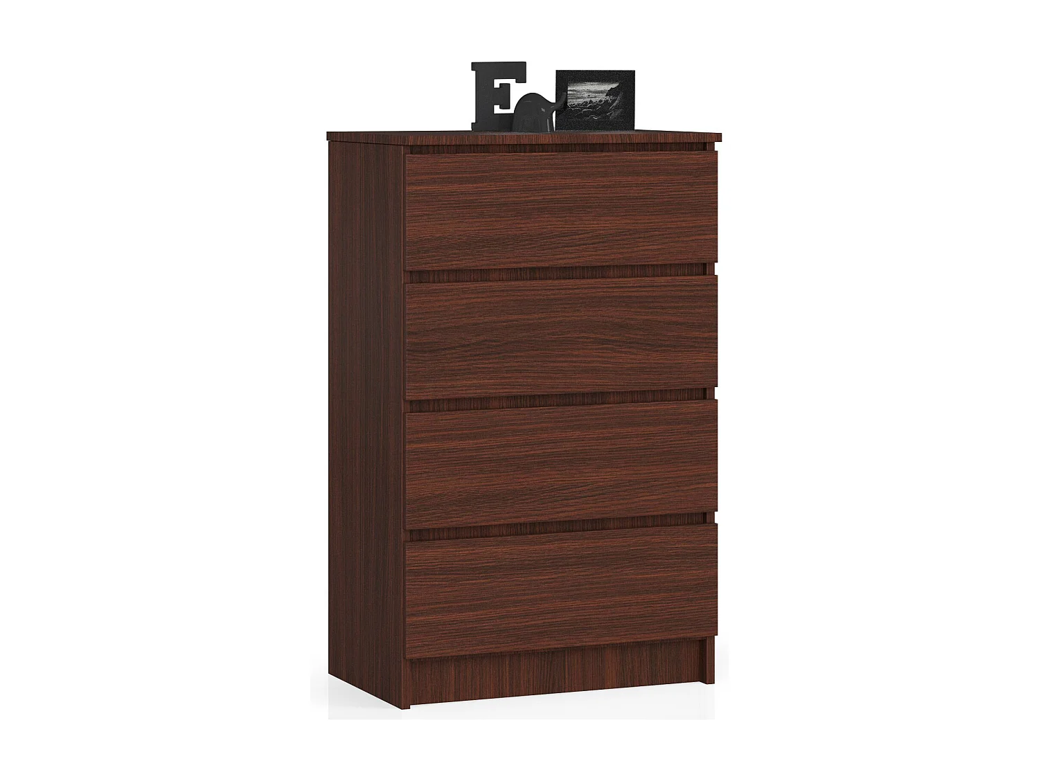 Komoda AKORD K60 Wenge 60 cm 4 szuflady kolor Wenge mat 60x40x99 cm 1951993 - obrazek 1