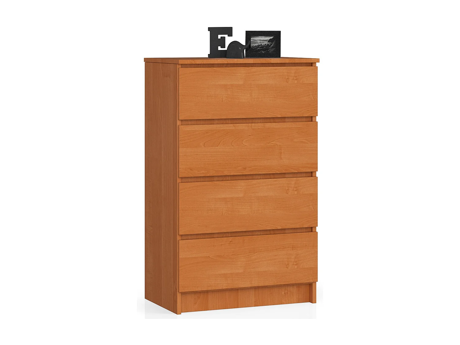 Komoda AKORD K60 Olcha 60 cm 4 szuflady kolor Olcha mat 60x40x99 cm 1952211 - obrazek 1
