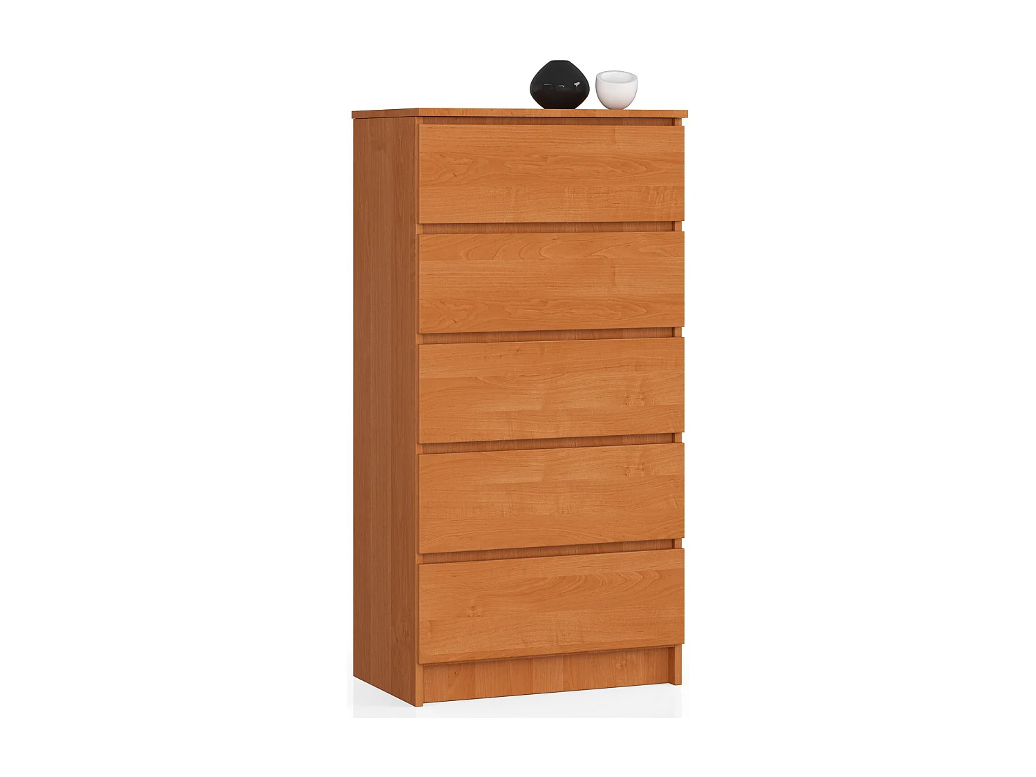 Komoda AKORD K60 Olcha 60 cm 5 szuflad kolor Olcha mat 60x40x121 cm 1952509 - obrazek 1