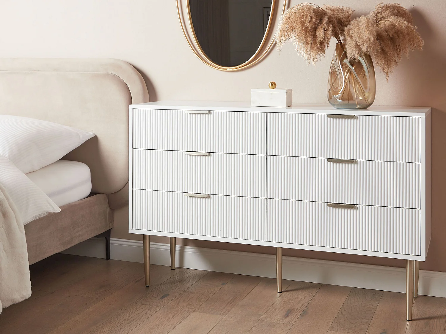 Komoda 6 szuflad SOHO Biały 3759215