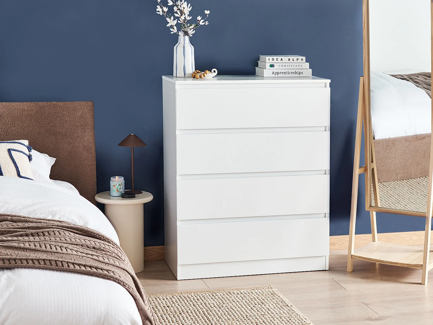 Komoda 4 szuflady WINNIPEG Biały 4106604