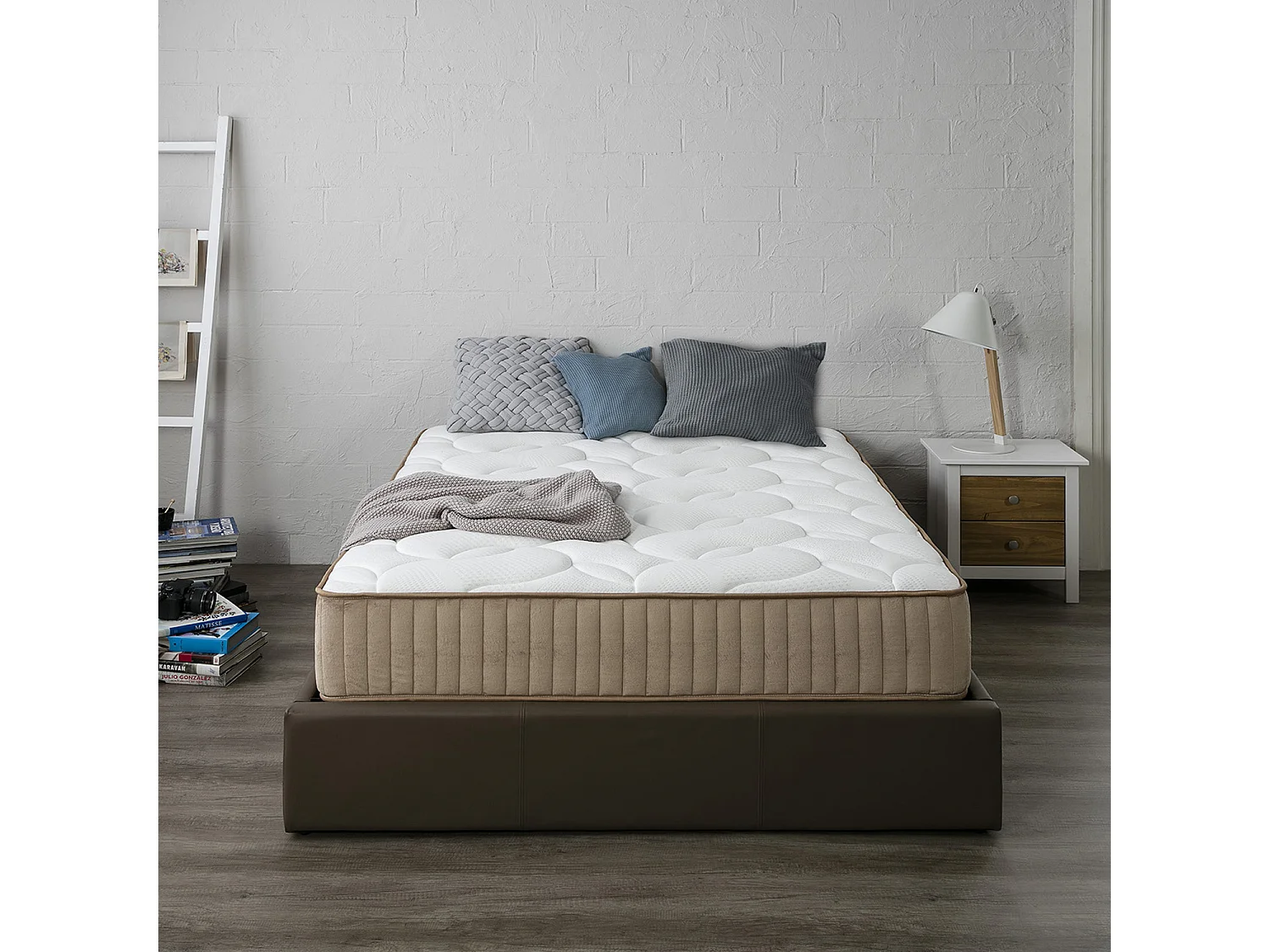 Kolumnowy materac lateksowy Olympe 140×200 cm, grubość 30 cm. 149029