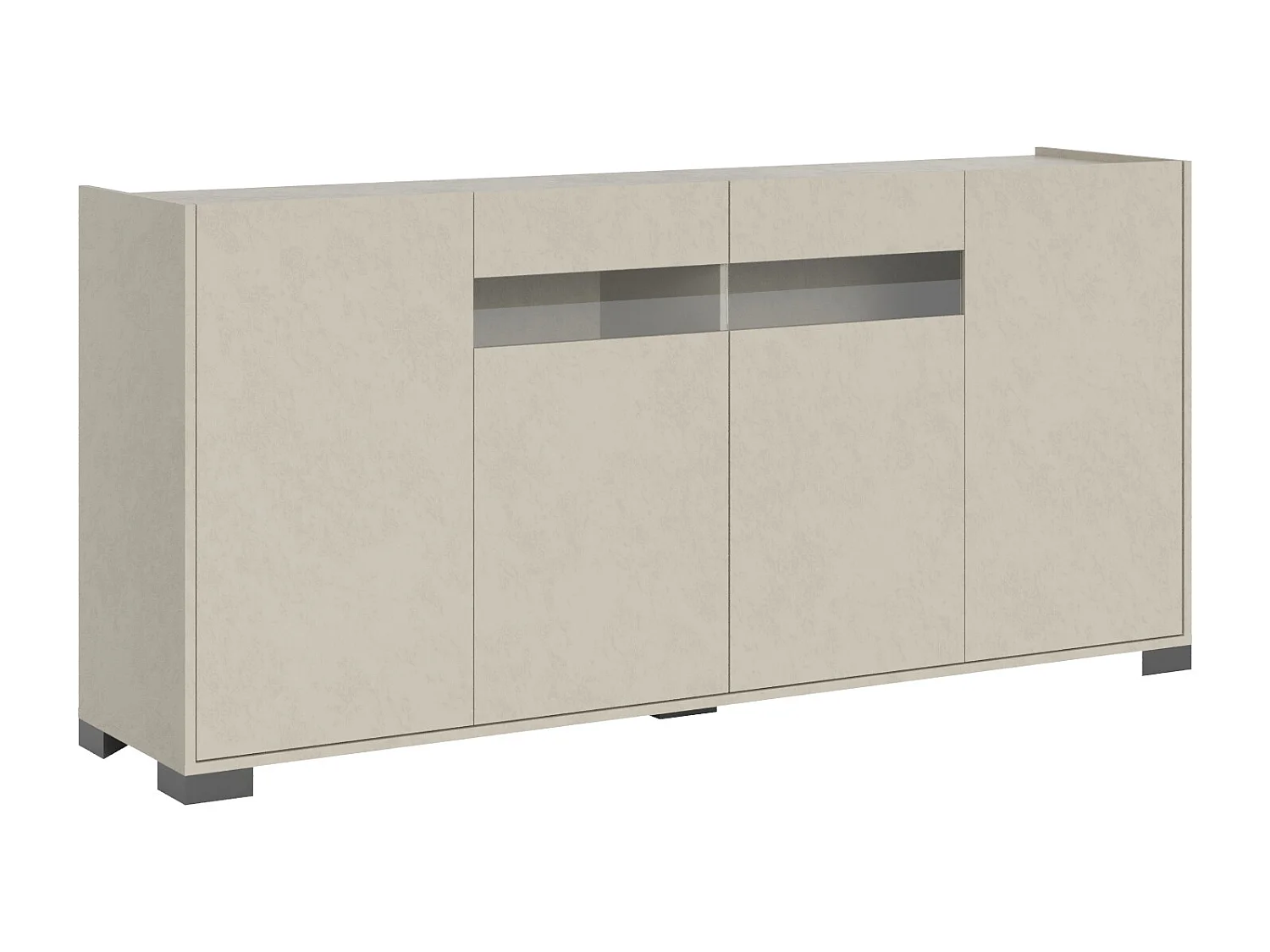 Komoda z 4 drzwiami Riflesso 174x40x81 cm, kaszmir 3642224 - obrazek 1