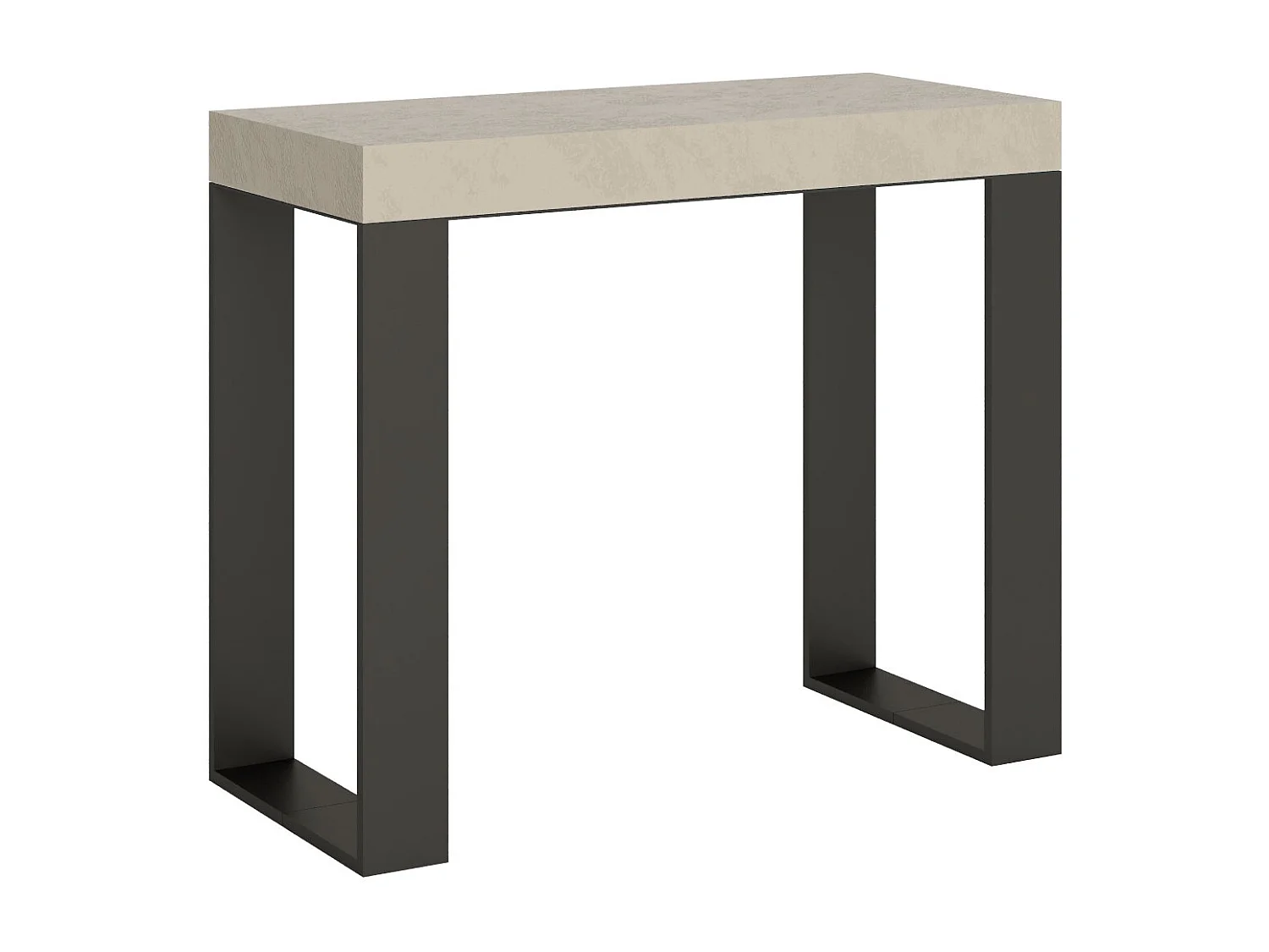 Konsola rozkładana 90x40/300 cm Tecno Kaszmir rama w kolorze Antracytu 3633808 - obrazek 1