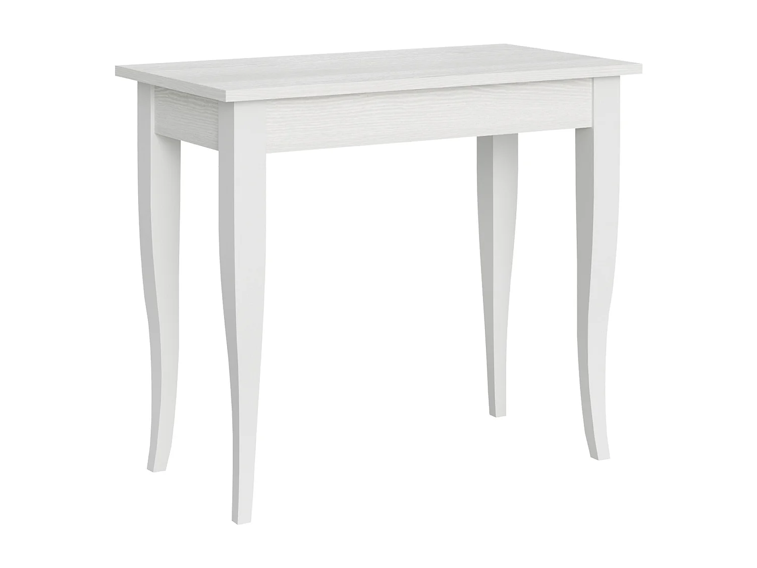 Konsola rozkładana 90x48/204 cm Sciabola Small Frassino biała 768047 - obrazek 1