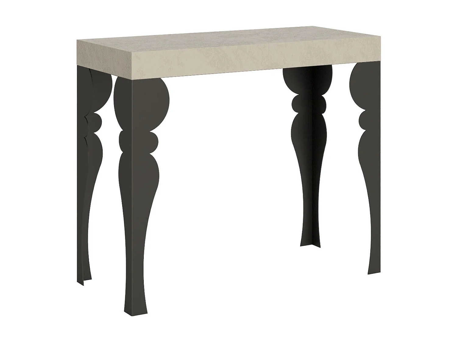 Konsola rozkładana 90x40/196 cm Paxon Small Kaszmir rama w kolorze Antracytu 3633953 - obrazek 1