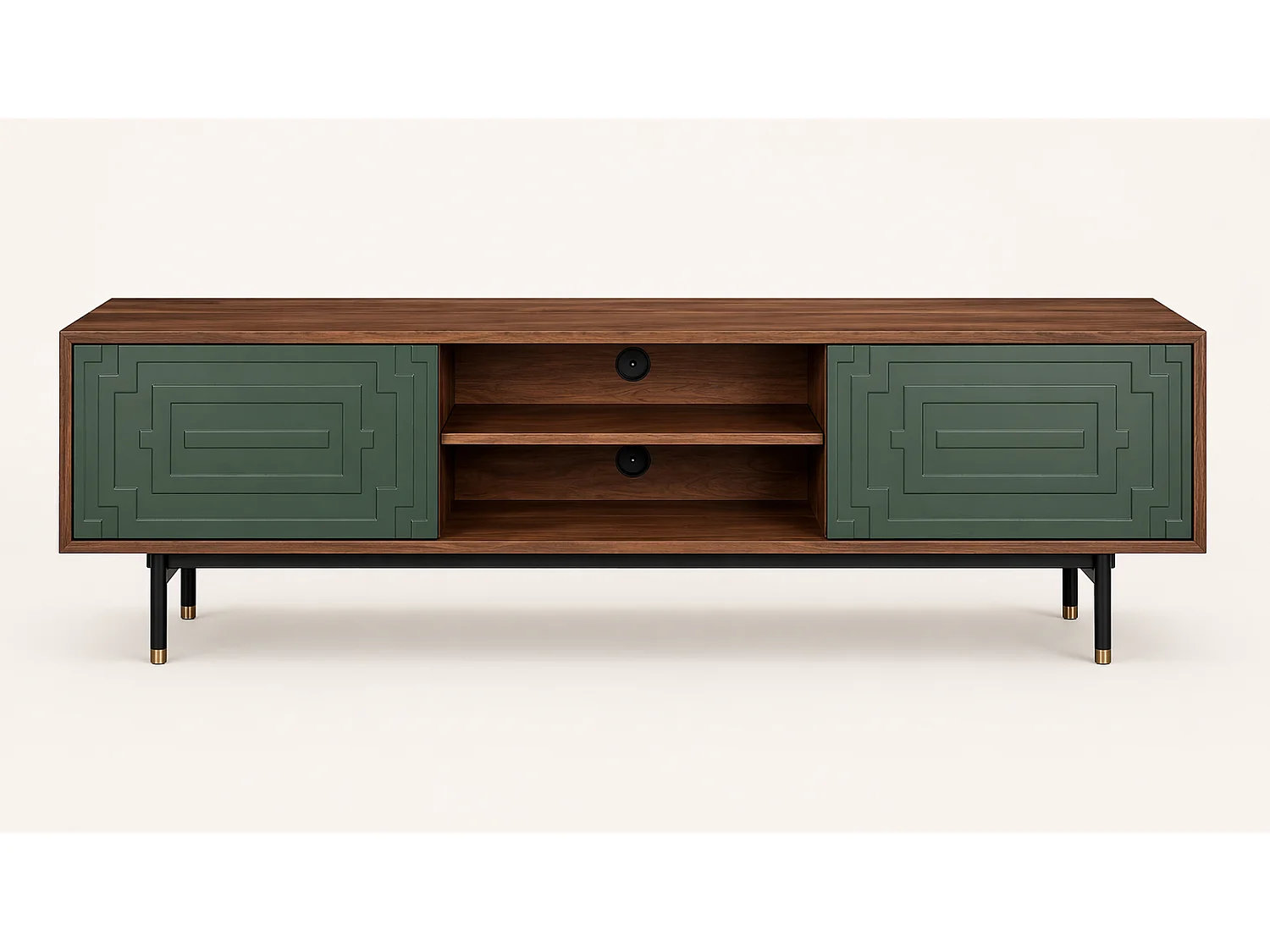 Komoda 200x55x40 cm orzech stylig st153 4798613