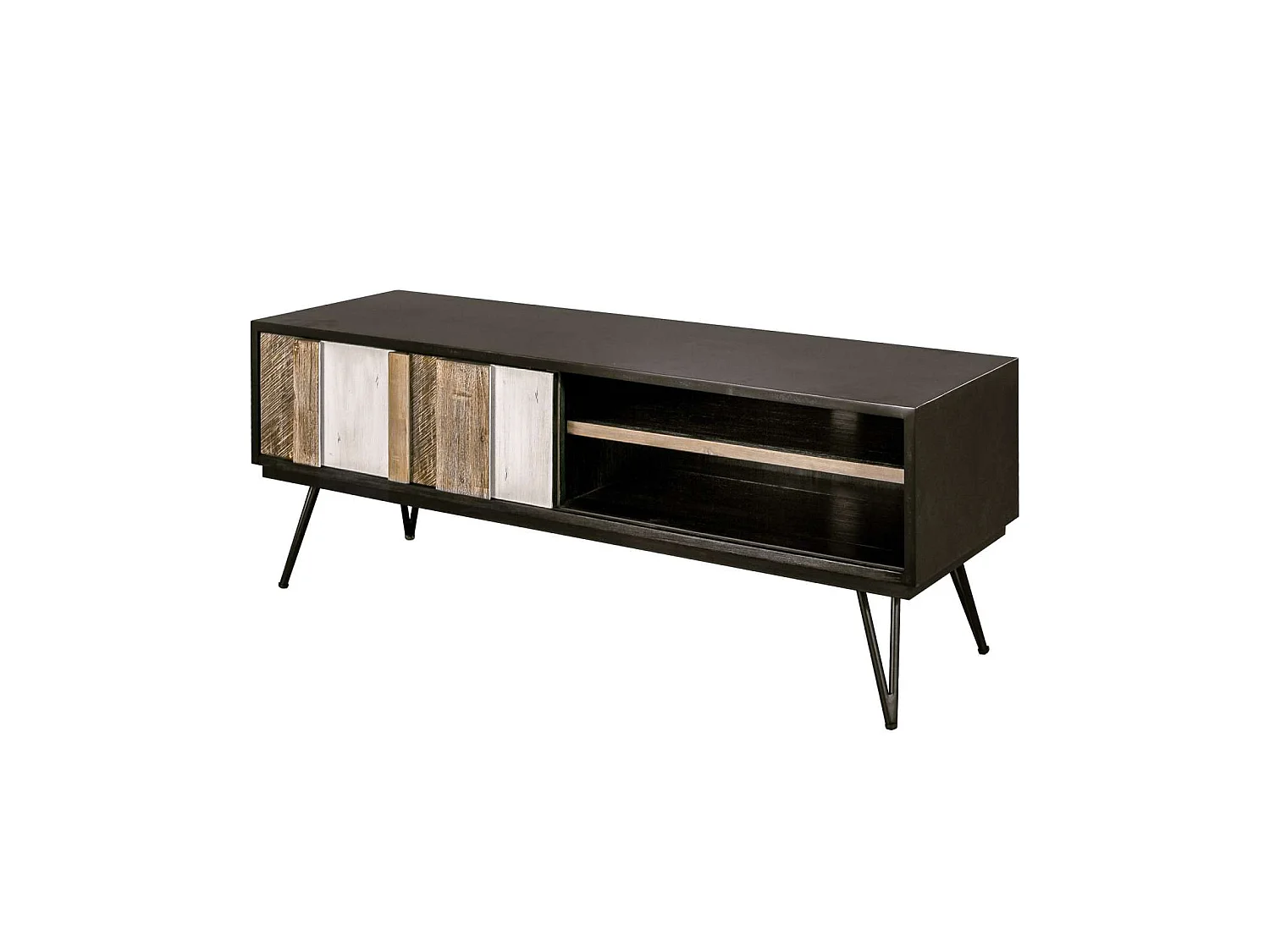Komoda 150x55x45 cm czarna adesso adesl01 4798627