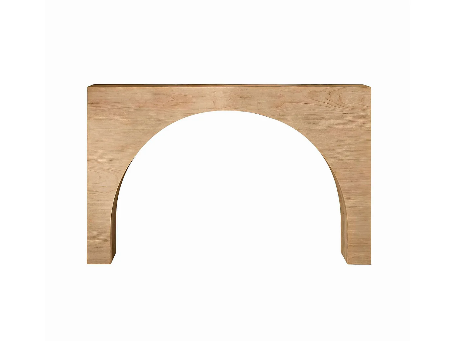 Konsola 122x76x35,5 cm naturalne jasne drewno Avola AV2430-4 4798531