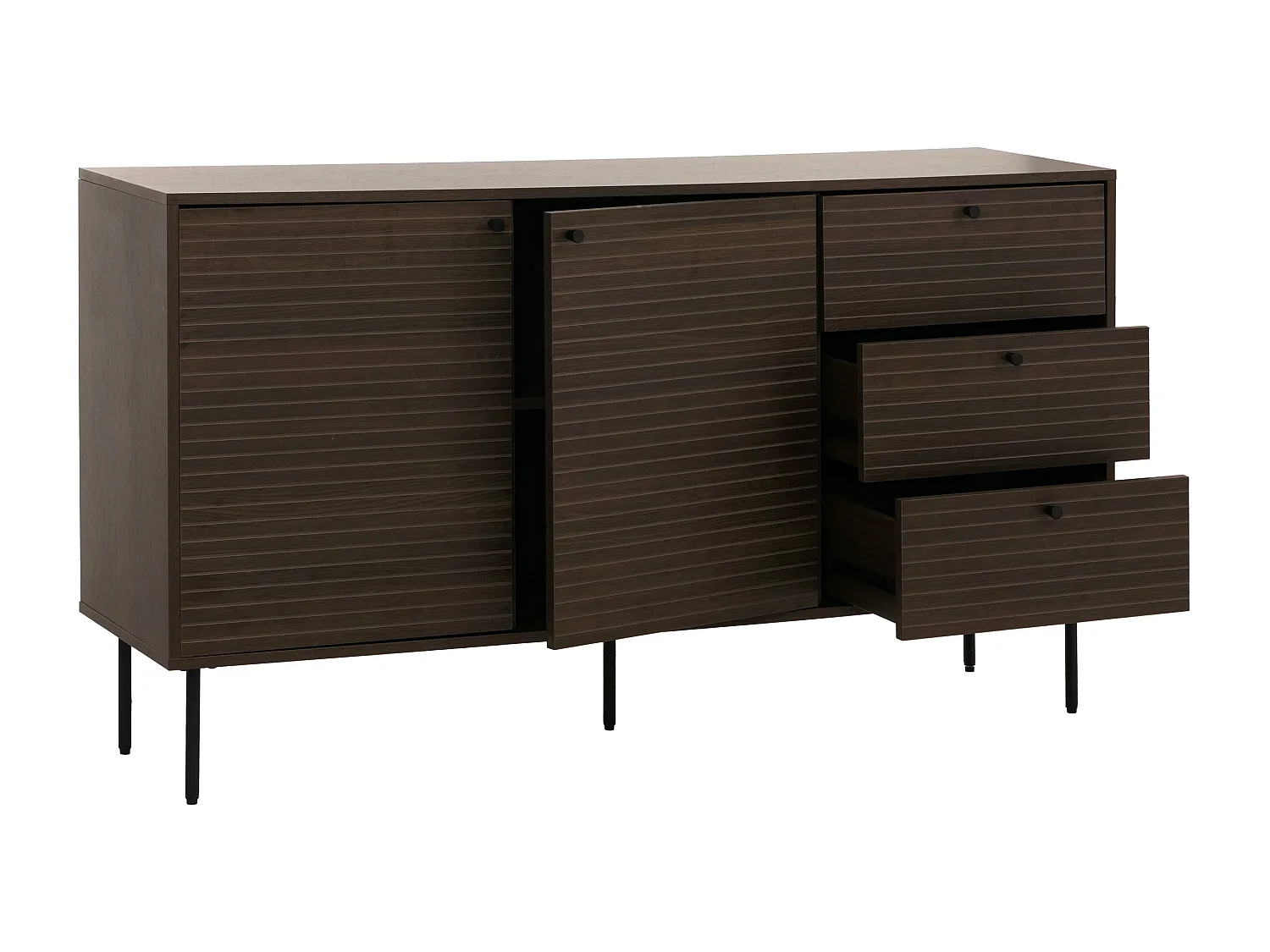 Komoda MCW-N78, ciemny brąz 4283607 - obrazek 1