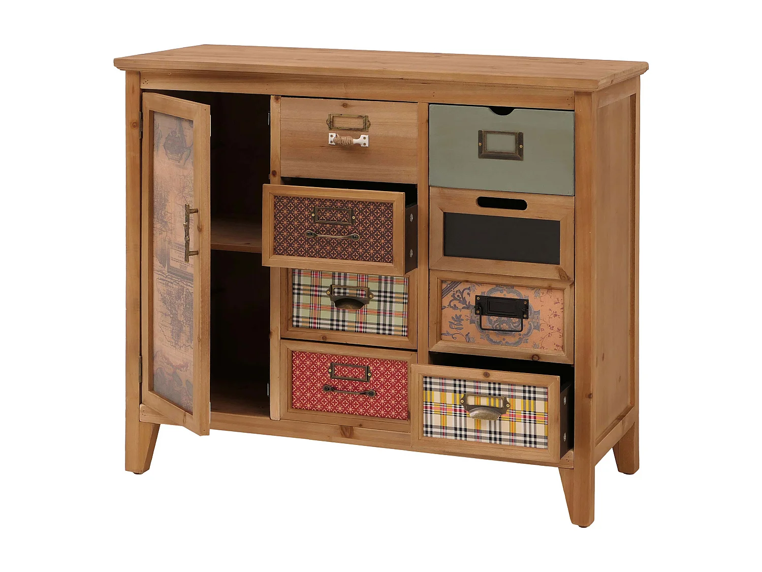 Komoda aptekarska MCW-O63, korpus naturalny 4698714 - obrazek 1