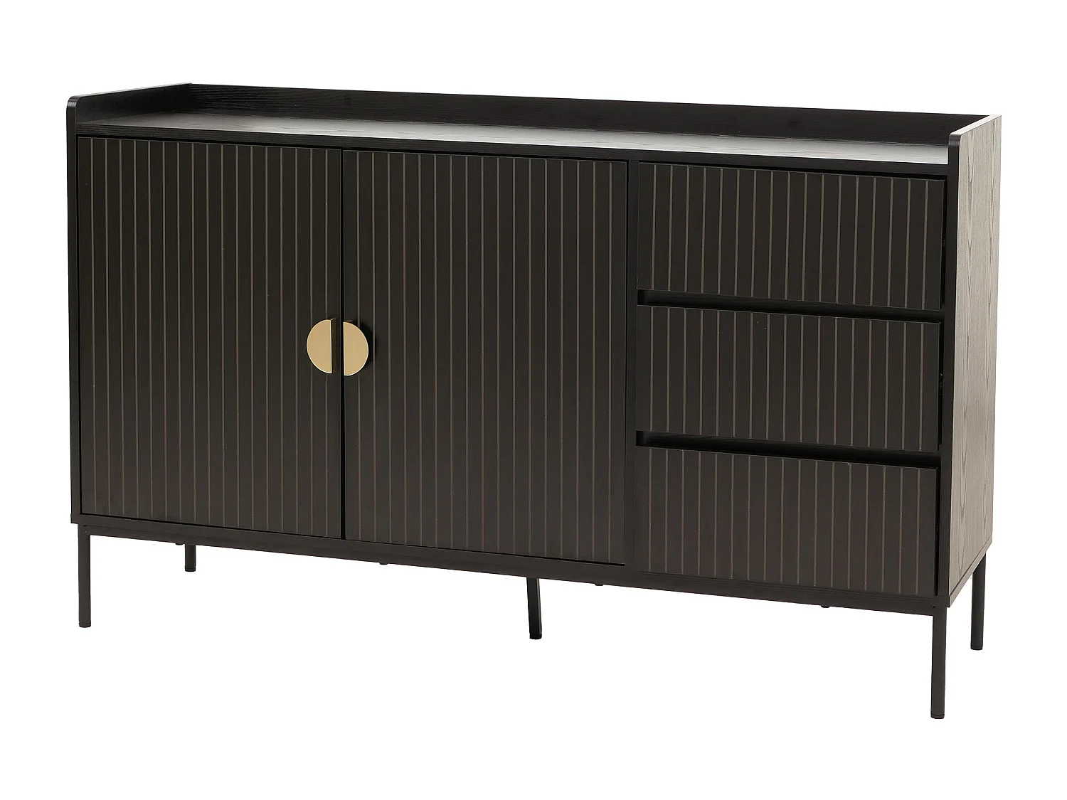 Kredens MCW-O39, wygląd drewna czarny 4283666