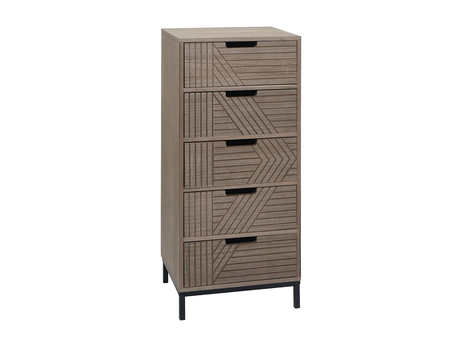 Komoda MCW-N90, szaro-brązowy 3881070 - obrazek 1