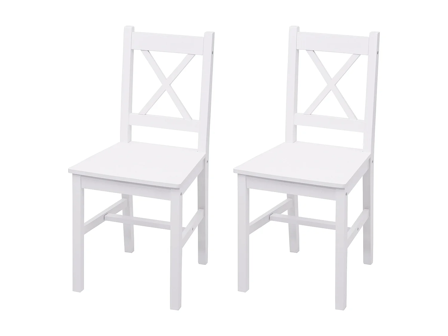 Krzesło do jadalni MCW-F77 (zestaw 2 sztuk), biały 1800979 - obrazek 1