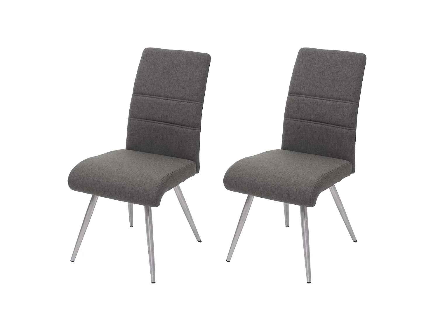 Krzesło do jadalni MCW-G55 (zestaw 2 sztuk), szaro-brązowy 3255928 - obrazek 1