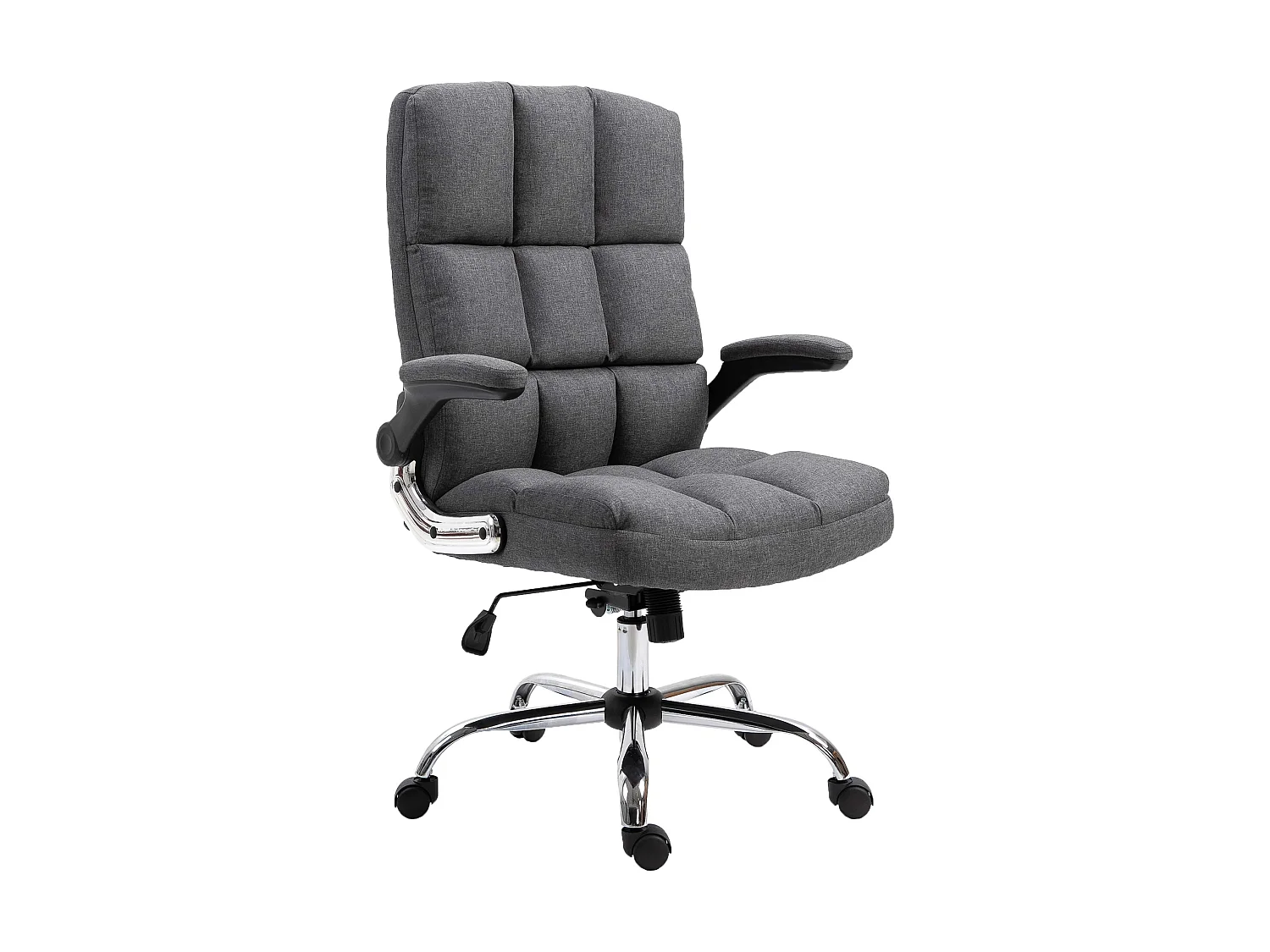 Krzesło biurowe MCW-J21, tkanina/tekstylia ciemnoszary 1820585