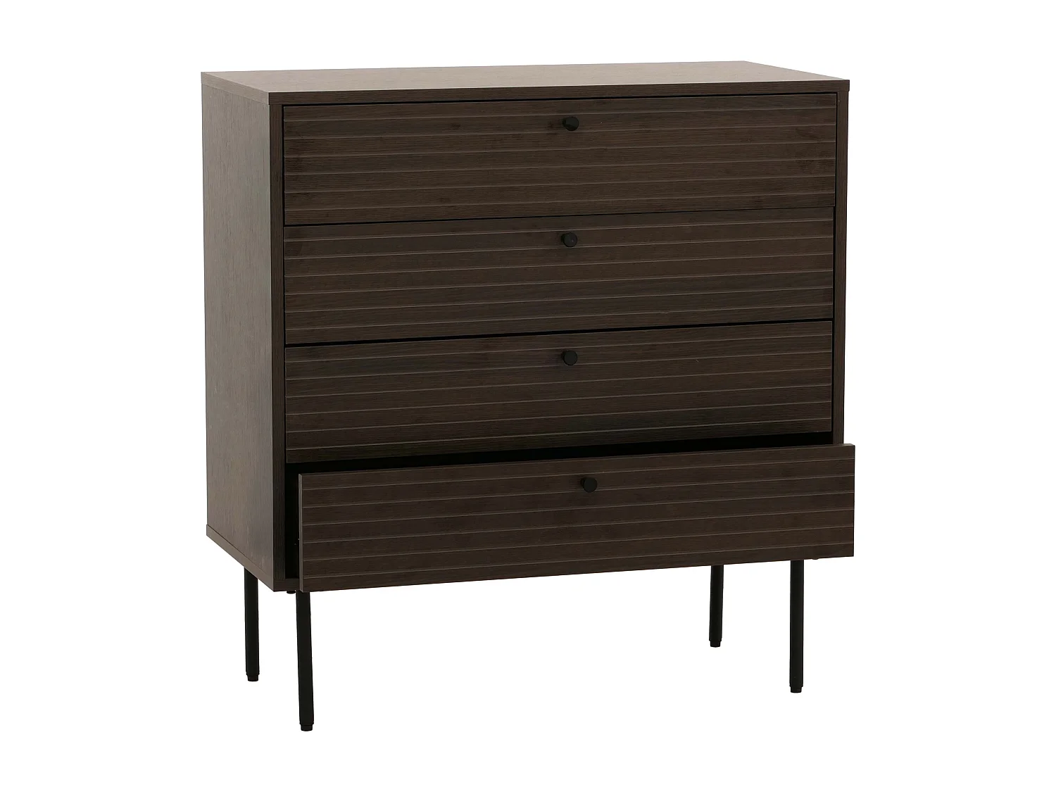 Komoda MCW-N78, ciemny brąz 3874013 - obrazek 1