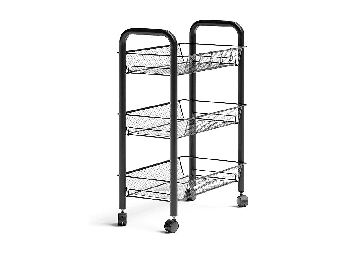 Kontener na kółkach czarny 45x27x64 tarro 4783979