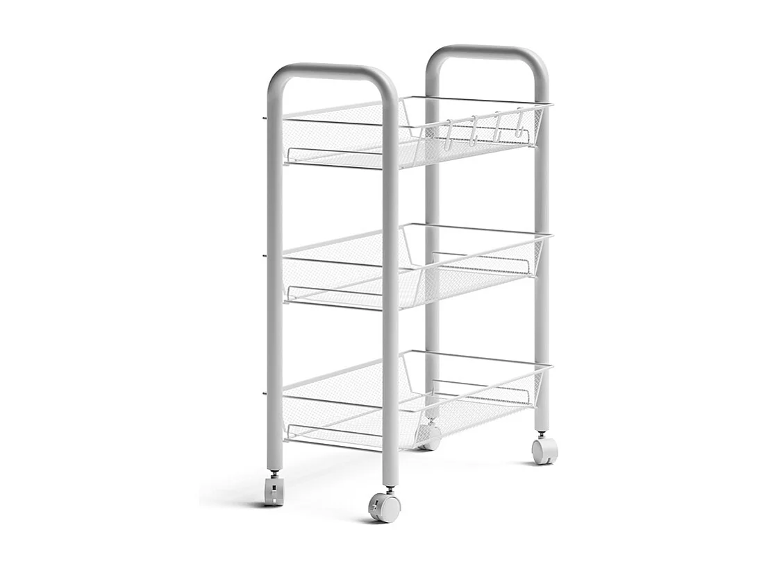 Kontener na kółkach biały 45x27x64 tarro 4783975