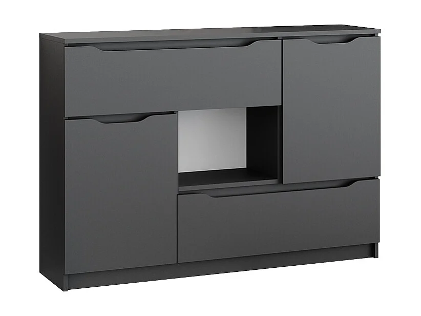 Kredens antracyt 120x30x84 ruben 4792556 - obrazek 1