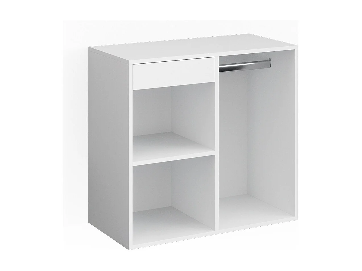 Komoda na stół toaletowy biały 80.1x40x75 isabelle 4778480 - obrazek 1