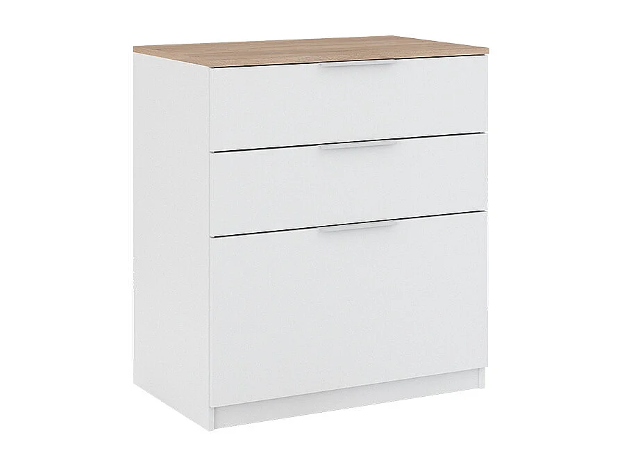 Kredens biały/sonoma 50x80x90 betti 4792555 - obrazek 1