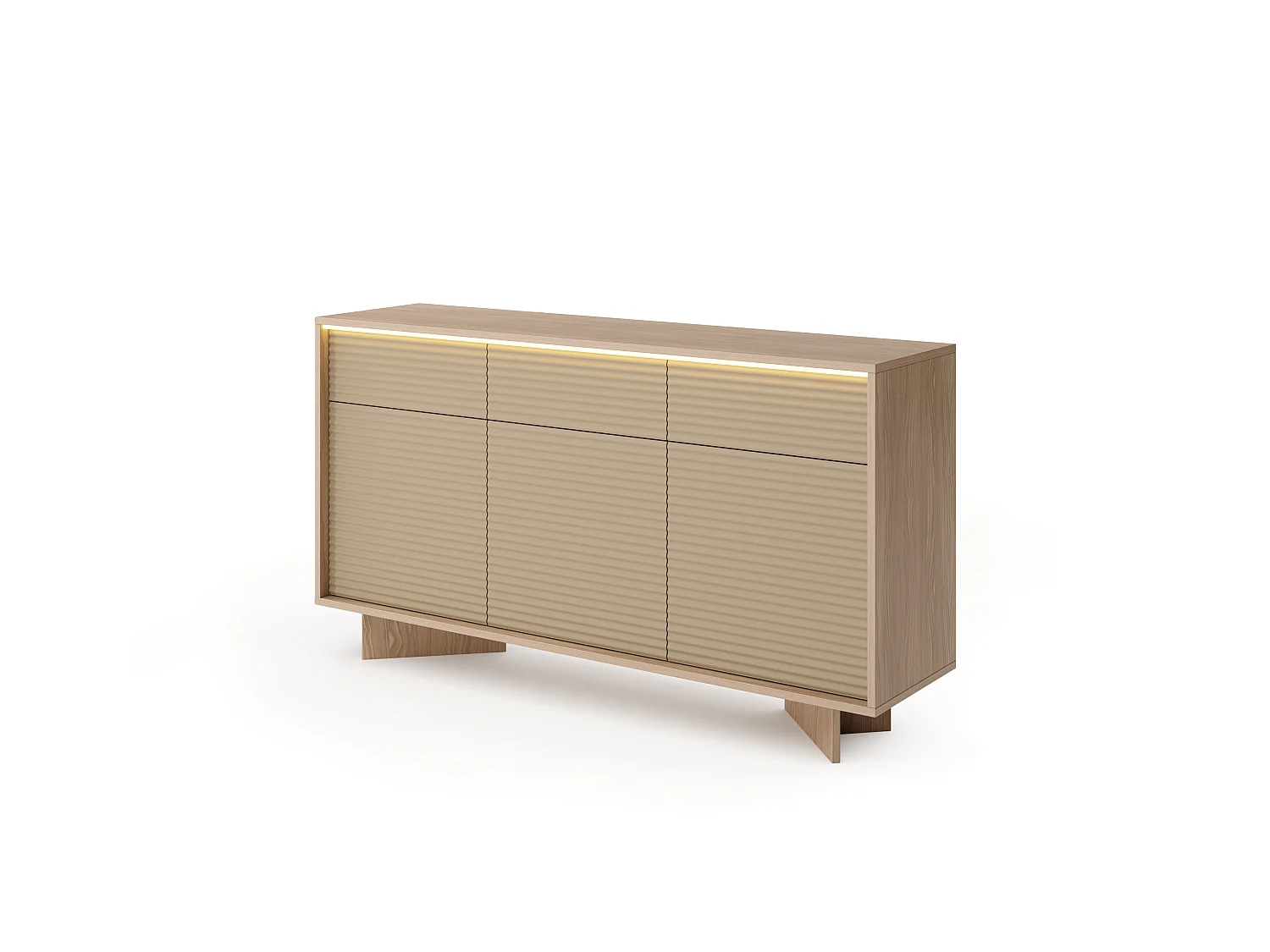 Komoda, boliwar naturalny, 153,9 x 84,4 x 40 cm 4961690 - obrazek 1