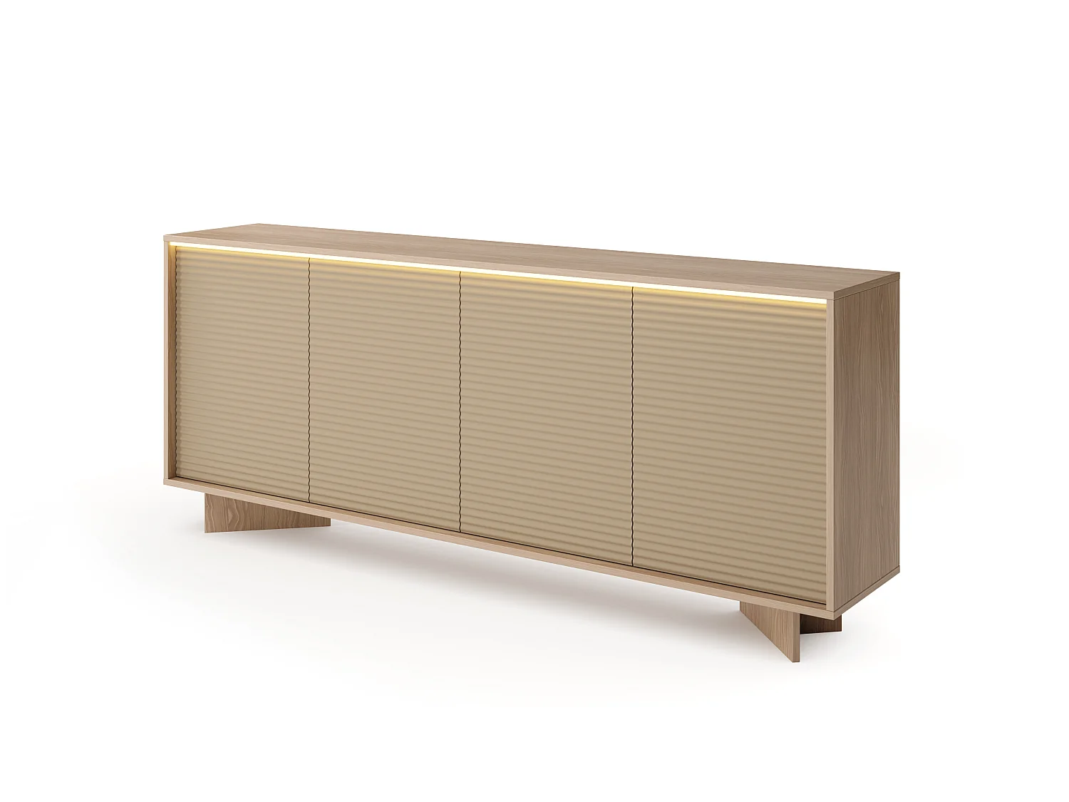 Komoda, boliwar naturalny, 203,9 x 84,4 x 40 cm 4961696 - obrazek 1