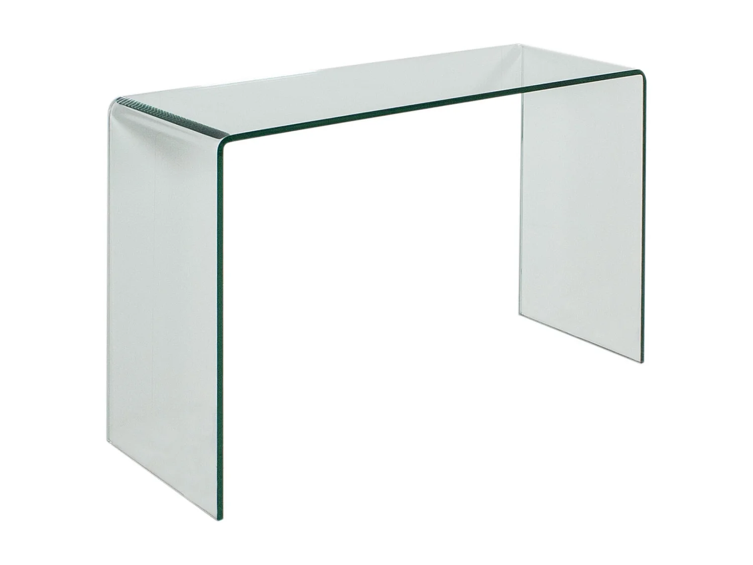 Konsola Smalle z giętego szkła 100x40x80 cm 4047011 - obrazek 1