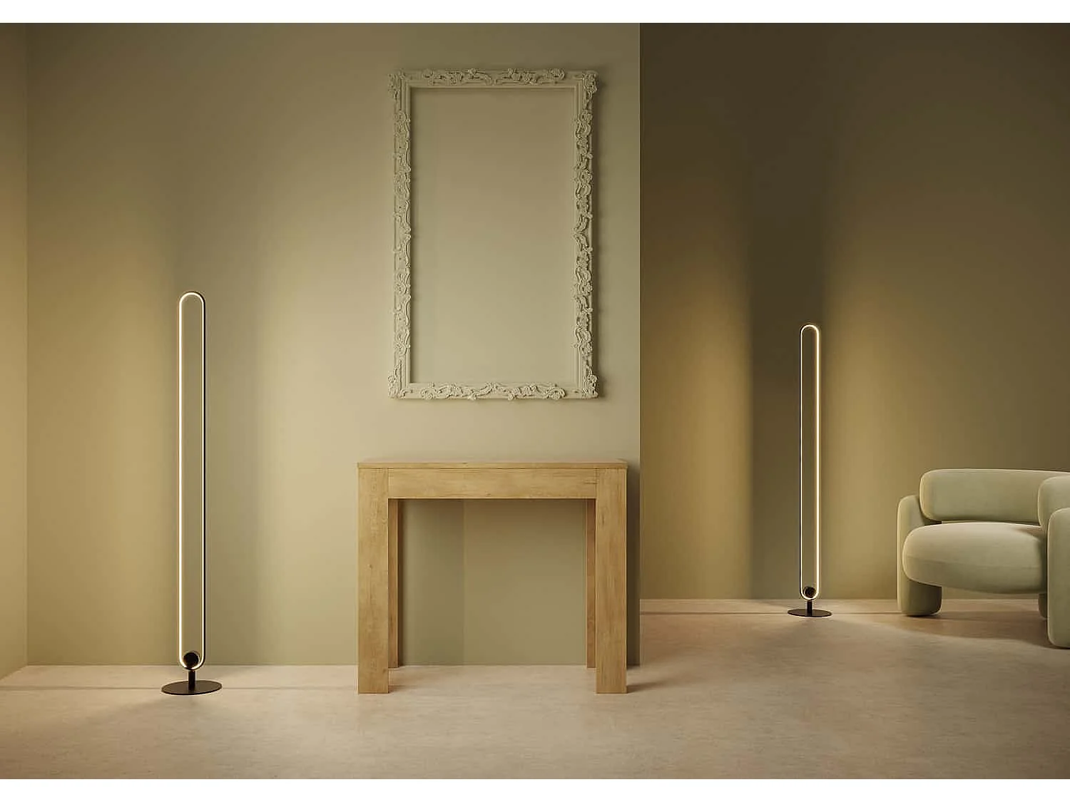 Konsola rozkładana 90x42/198 cm Bora Small dąb naturalny 3063218 - obrazek 1
