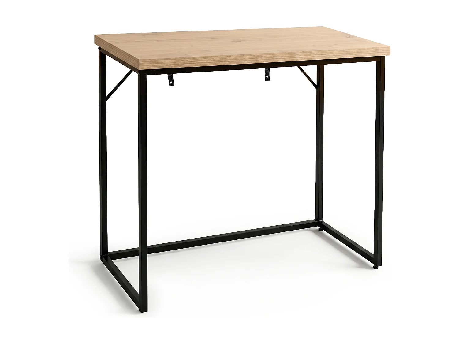 Konsola stolik loftowy ORIGO 90 cm Dąb Artisan Czarne nogi 4996885