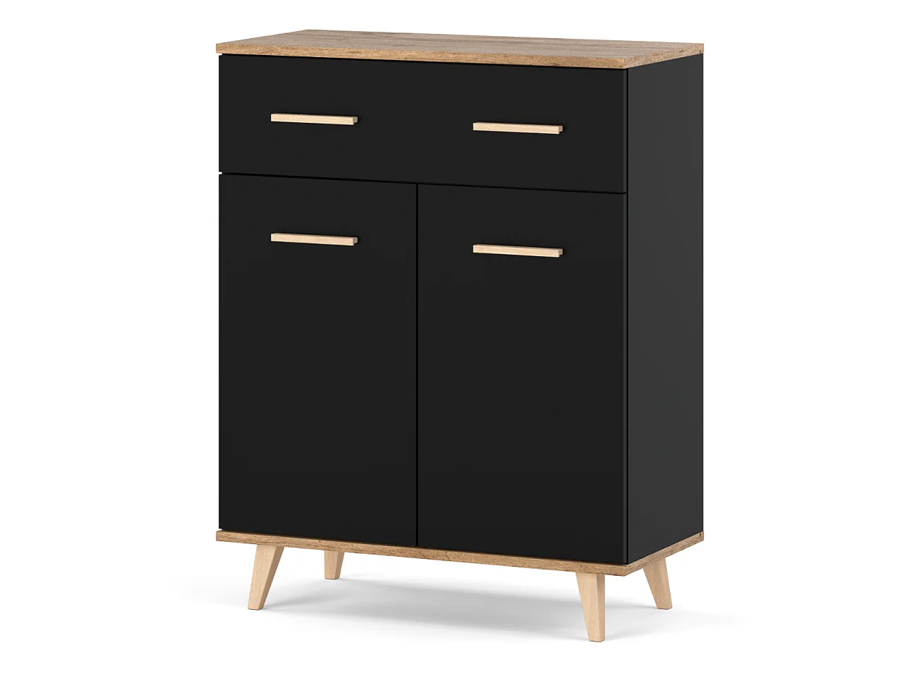 Komoda STIVMEBLE 73.4x36.x95.2 CM 1 Szuflada Nowoczesna Szafka Loft Do Salonu Sypialni 5005651 - obrazek 1