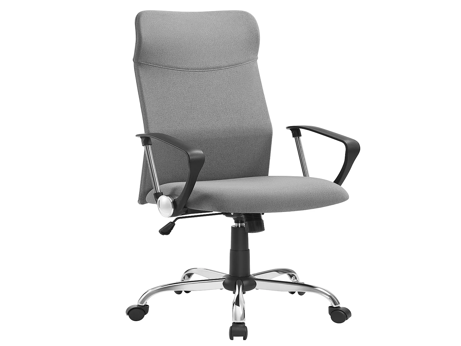 Krzesło biurowe 58x59x114,7-122,7 cm szare 5008016