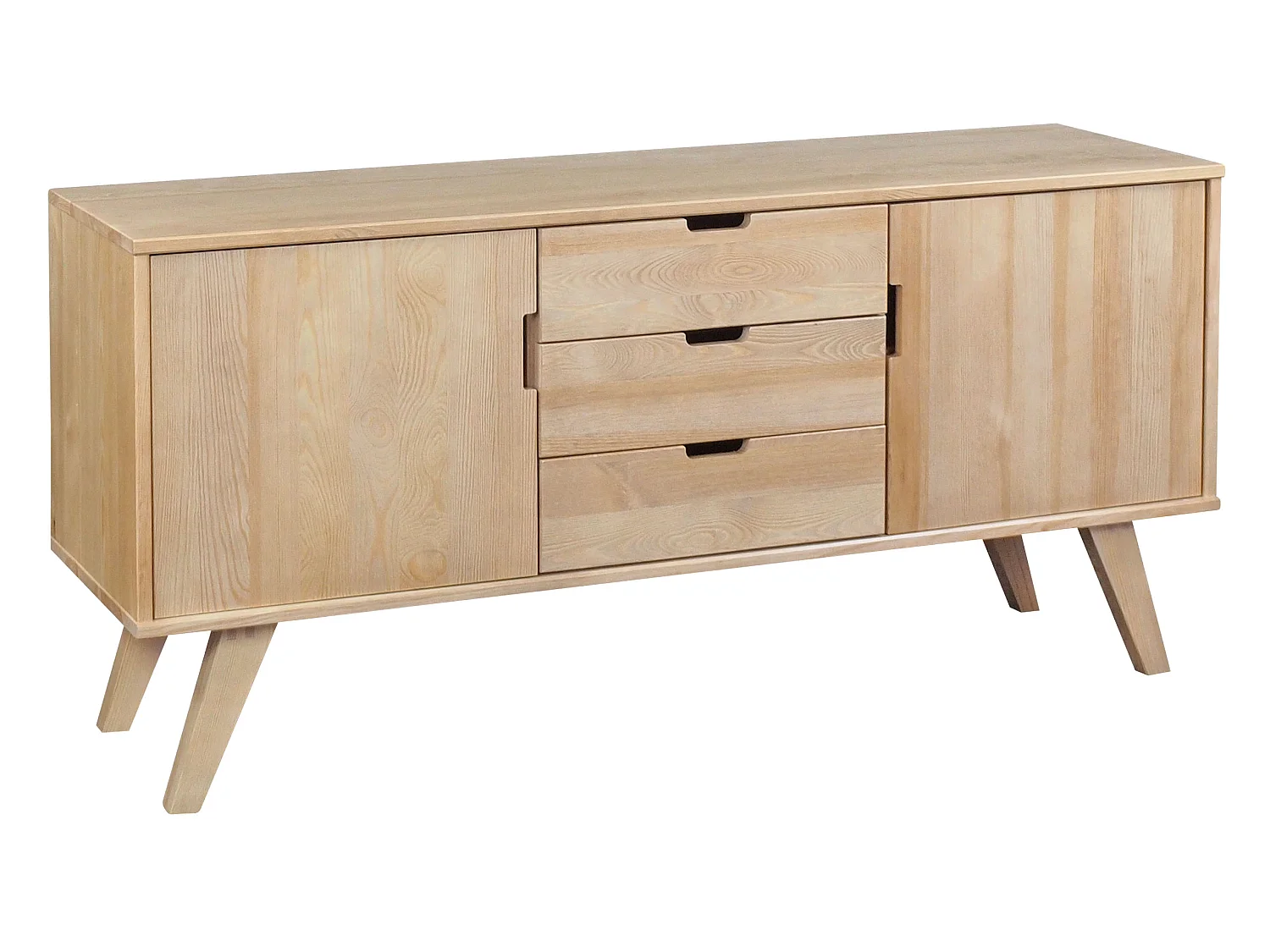 Komoda drewniana 160 cm Malmo II, kolor dębowy 4026988 - obrazek 1