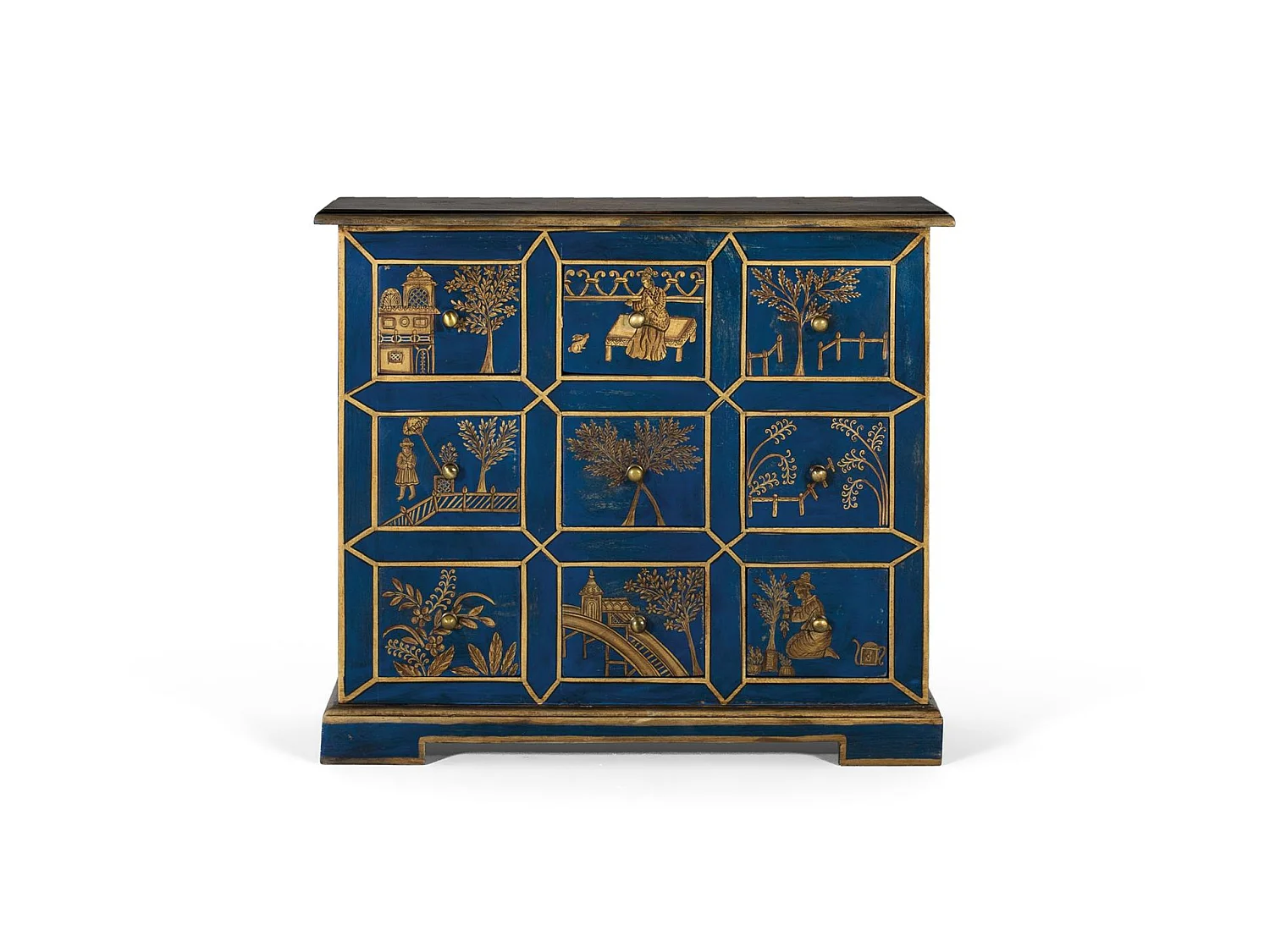 Komoda z drewna mango, płyta MDF, 70 cm, styl klasyczny i nowoczesny, 61x70x30 3794553 - obrazek 1
