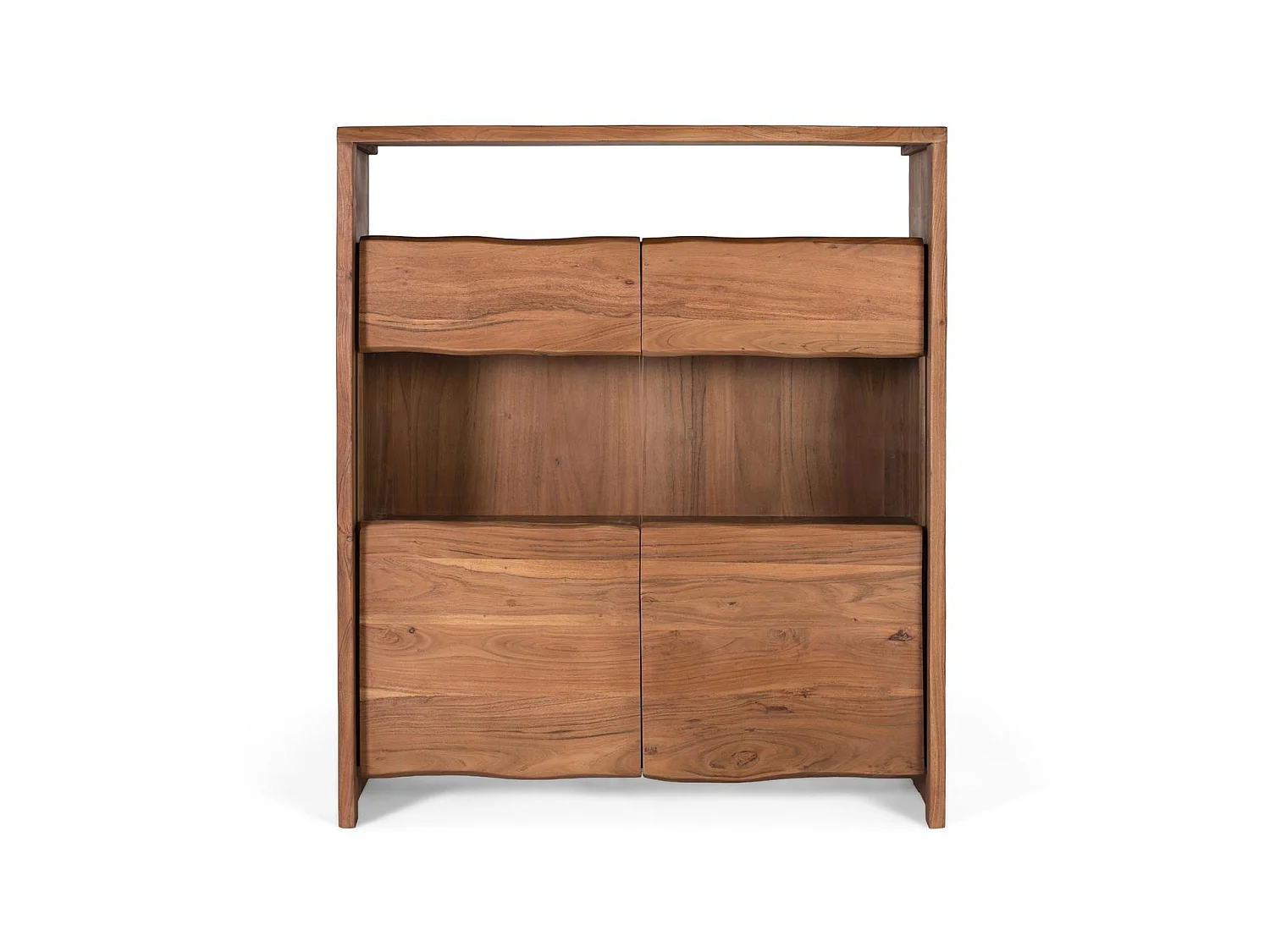 Nowoczesna, rustykalna komoda z drewna akacjowego – 147x130x45 4533700