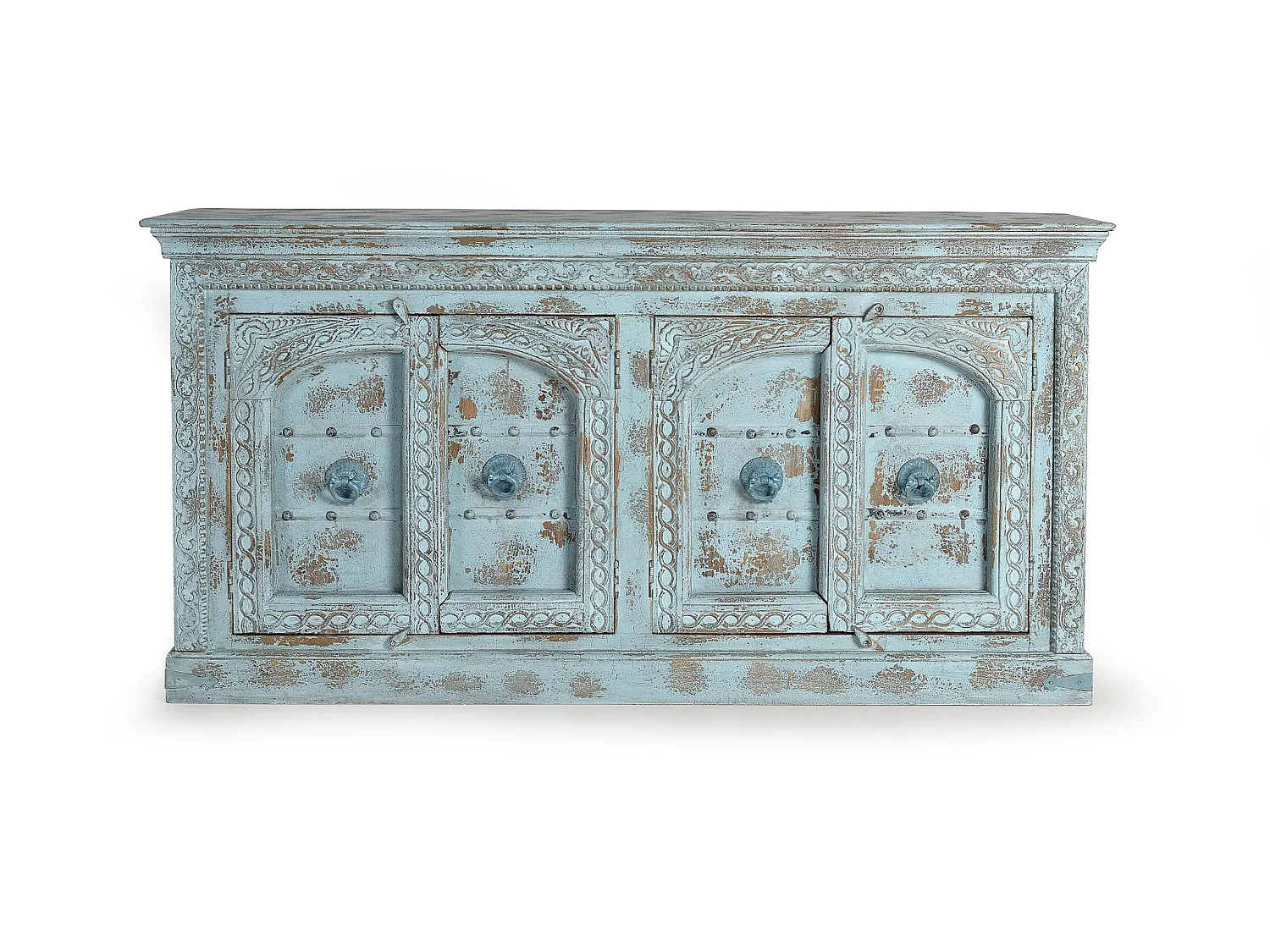Komoda z drewna mango, styl etniczny i rzemieślniczy - 100x190x45 3003681 - obrazek 1