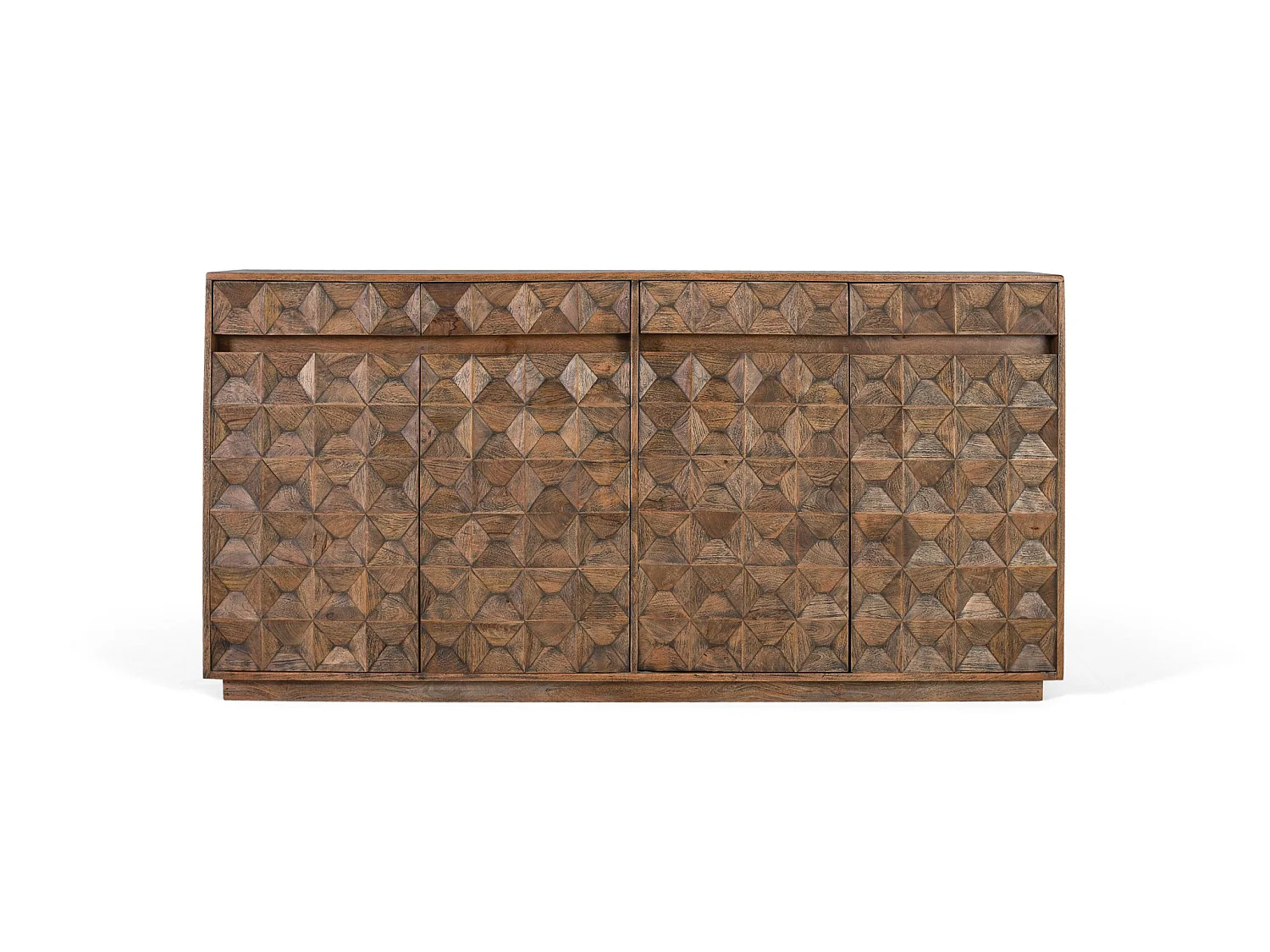 Komoda z drewna mango z recyklingu, styl nowoczesny i rustykalny - 91x180x40 4137608 - obrazek 1