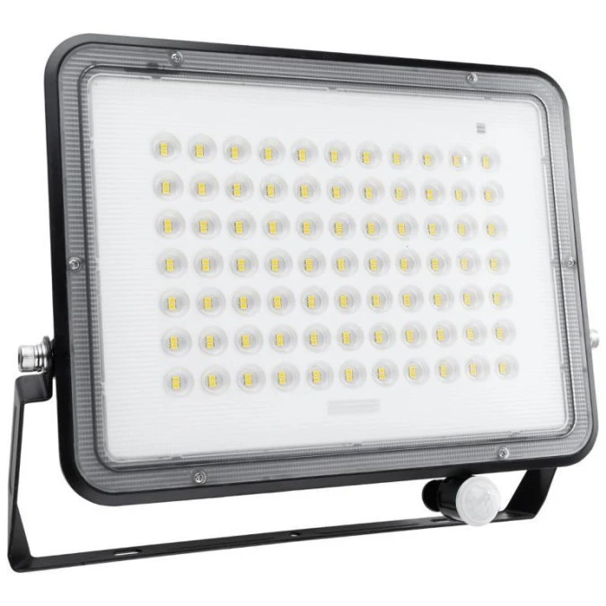 Naświetlacz Solarny LED Halogen 300W Lampa Ogrodowa 4000K IP65 Czujnik Ruchu PIR + Pilot FULGOR LUMILED - obrazek 3