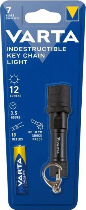 Niezniszczalna latarka diodowa (LED) Varta KEY CHAIN BRELOK 1AAA 16701
