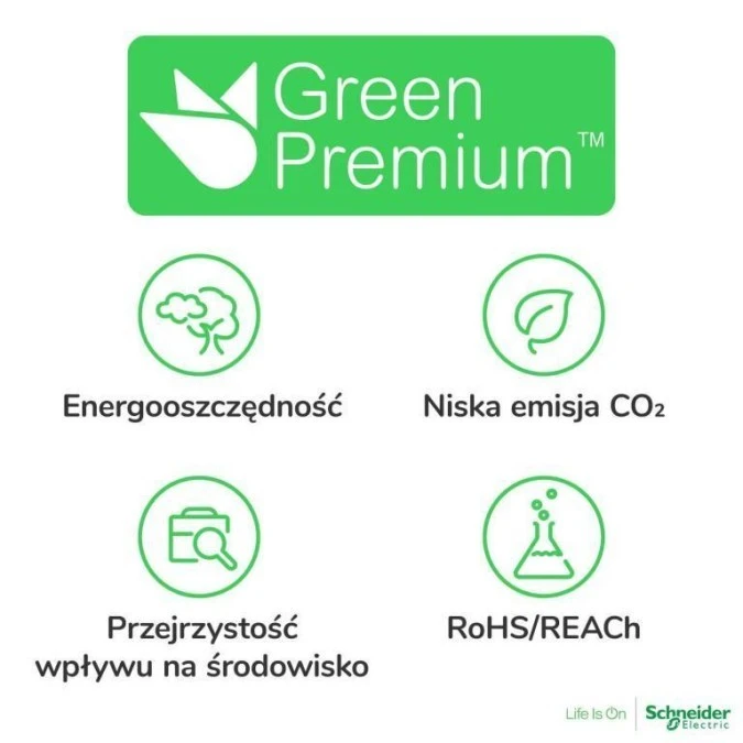 Napęd przycisku zielony /ON/ z samopowrotem ZB5AA341 - obrazek 3
