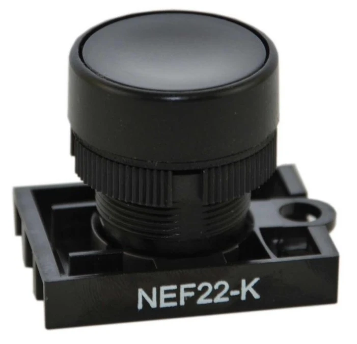 Napęd przycisku NEF22‑Ks fi22 czarny W0‑N‑NEF22‑K S - obrazek 1