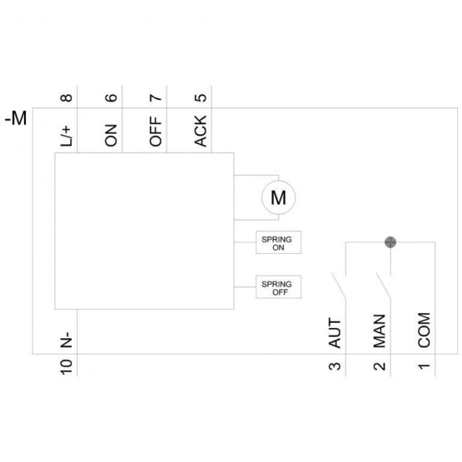Napęd silnikowy z zasobnikiem SEO520 do 3VA20...22 110‑230V AC / 110‑250V 3VA9267‑0HC30 - obrazek 3