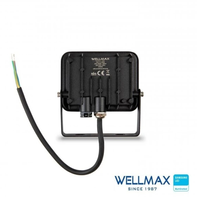 Naświetlacz LED 20W 95lm/W 1900lm IP65 Neutralna 4000K SAMSUNG / GOL1FLN020 - obrazek 3