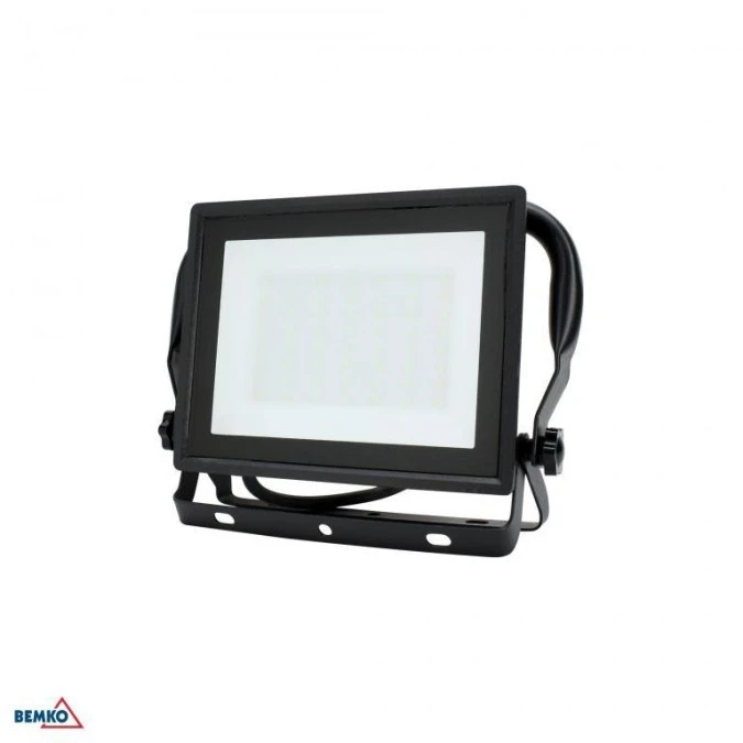 Naświetlacz LED SMD KASTEL 2 50W 6500K 4320lm IP65 czarny 1,5M przenośny C64‑R‑LFK2‑050BL‑6K - obrazek 1